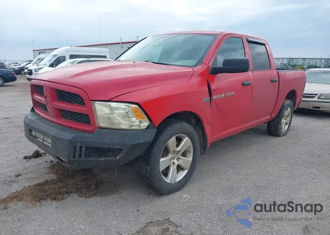 2012 Ram 1500 St из США, поврежденный, VIN 1C6RD7KT1CS176874